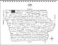 Iowa State Map, Osceola County 1999